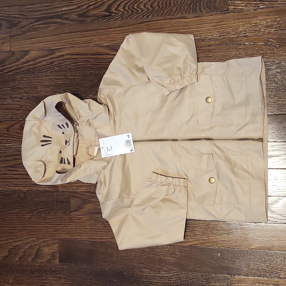 New! H&M Kids Water Repellent Rain Coat 2T